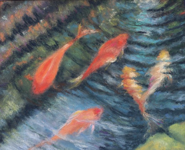 Koi paintings by Laura McMillan
